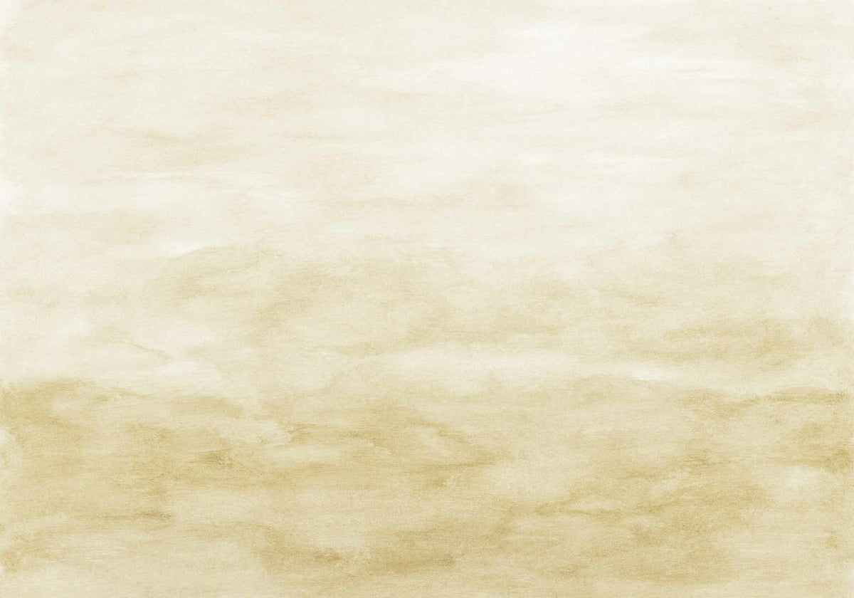 Mara mural by Coordonné in Ocre, flat pattern view