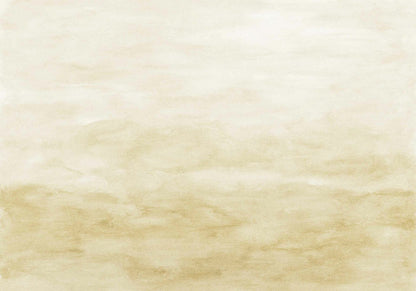 Mara mural by Coordonné in Ocre, flat pattern view