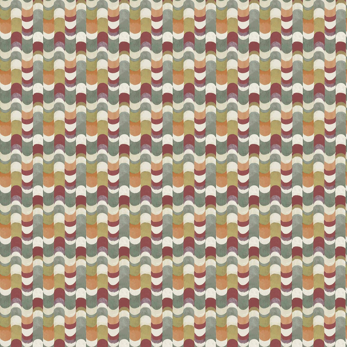 Maraca fabric by Coordonné in Kaki, flat pattern view