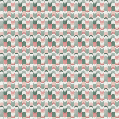 Maraca fabric by Coordonné in Nude, flat pattern view