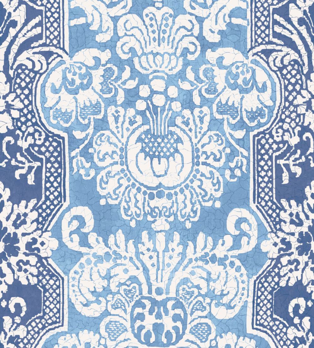 Marigold Wallpaper by GP & J Baker Blue