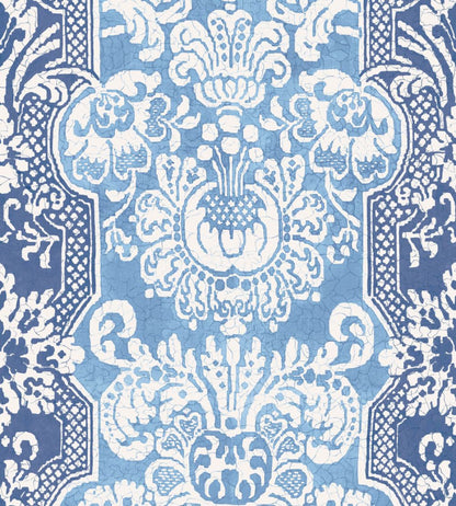 Marigold Wallpaper by GP & J Baker Blue