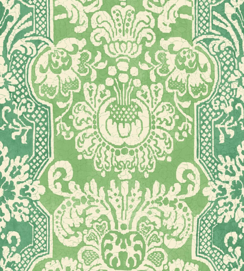Marigold Wallpaper by GP & J Baker Green