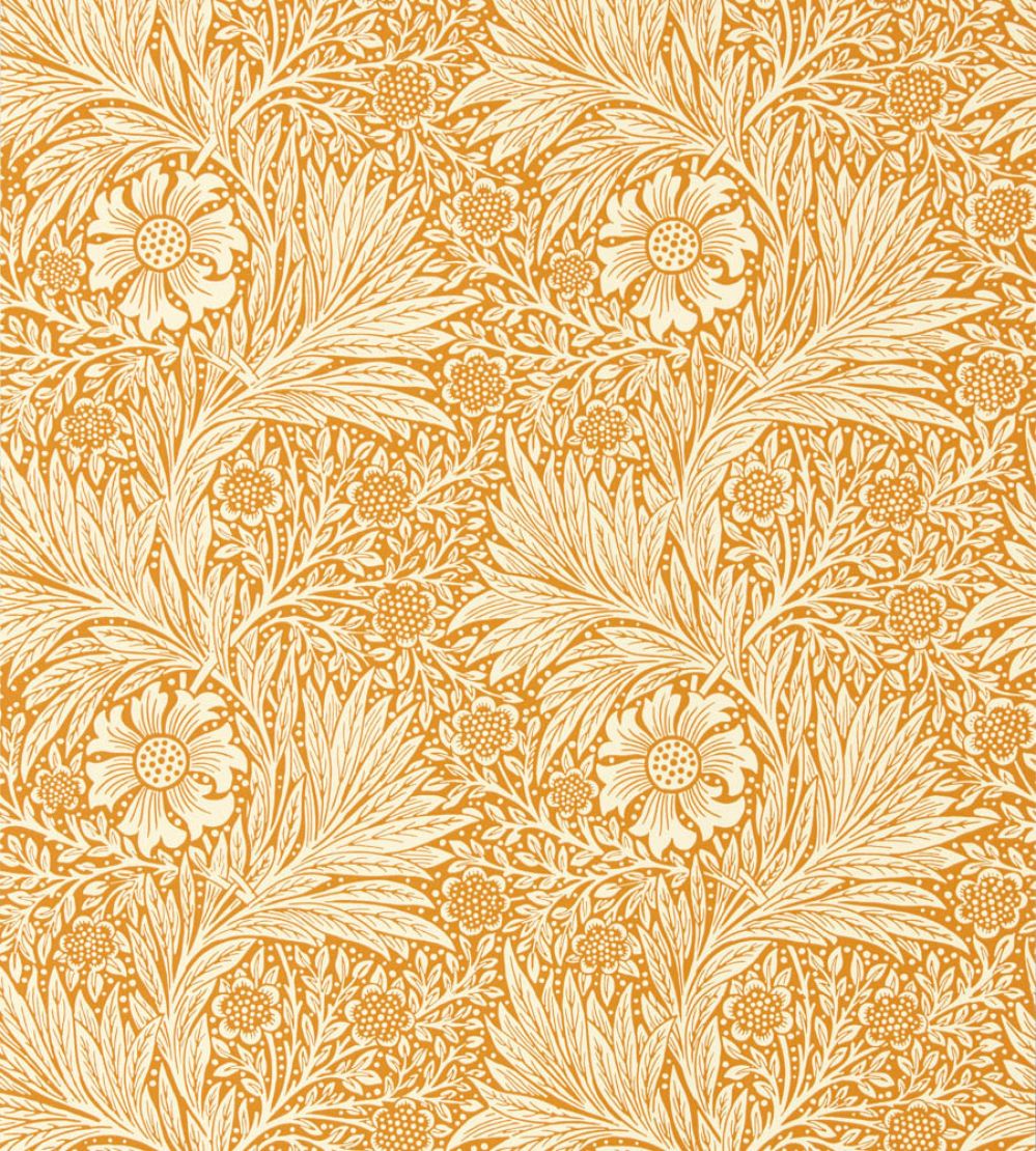 Marigold Wallpaper by Morris & Co Orange