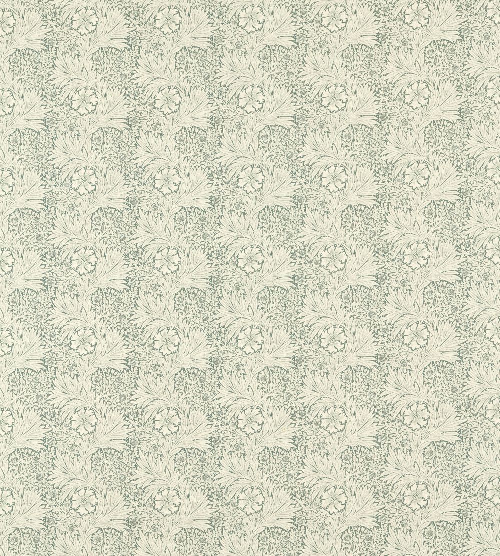 Marigold Outdoor Fabric by Morris & Co Soft Teal