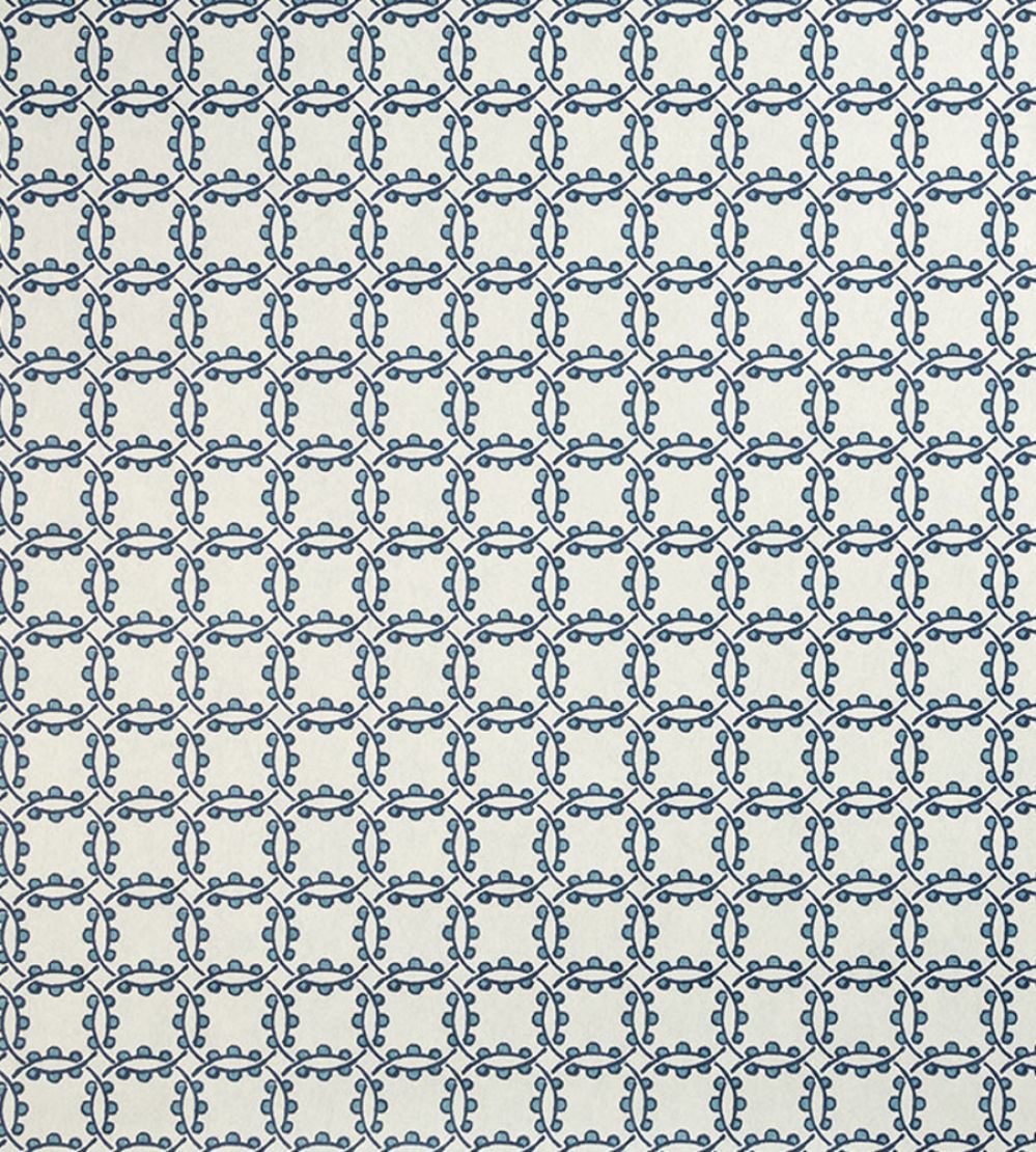 Marimba Wallpaper by Christopher Farr Cloth Cobalt