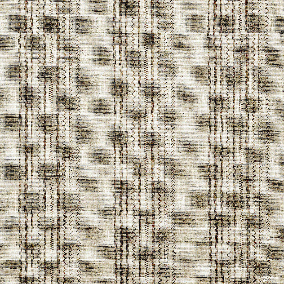 Maritime Stripe Wallpaper by Phillip Jeffries in Batten Brown (PJ 10007)