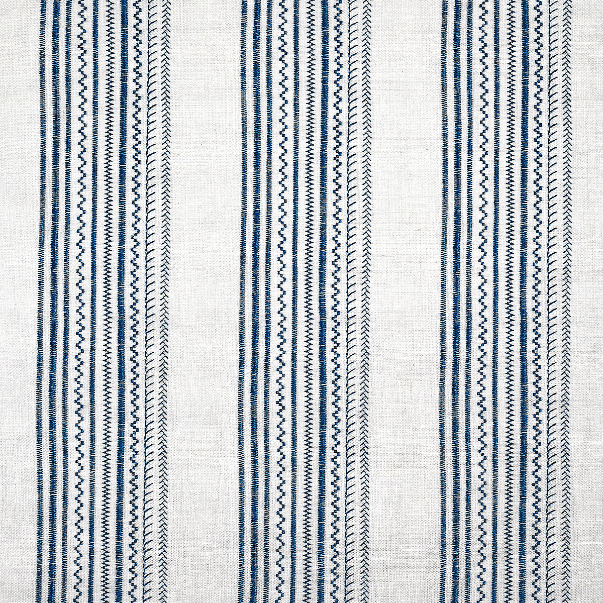 Maritime Stripe Wallpaper by Phillip Jeffries in Cobalt Crew (PJ 10006)