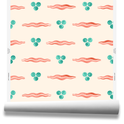 Marmara Wallpaper by James Malone in Jade (70380)