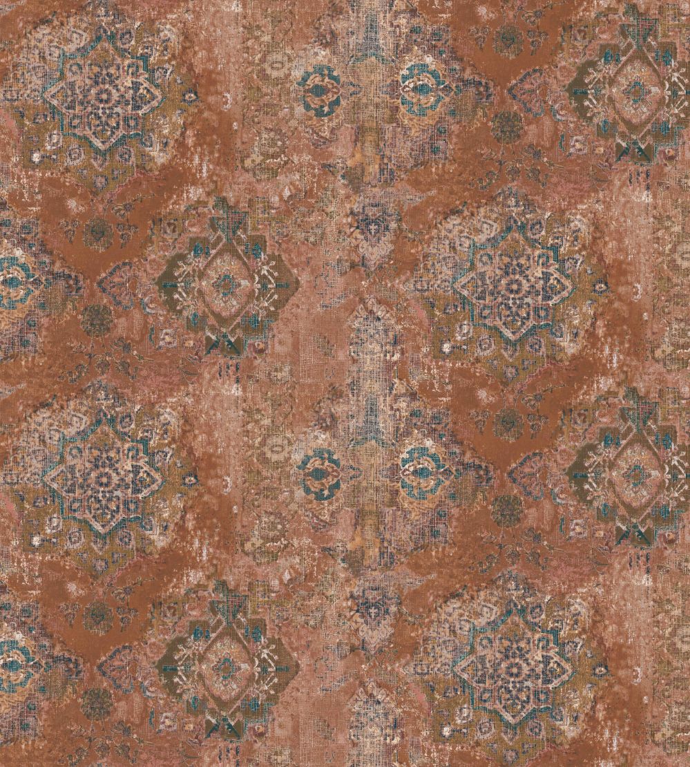 Maroc Fabric by Arley House Terracotta
