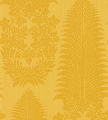 Marsden's Palm Damask Wallpaper by Zoffany Tigers Eye