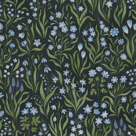 Märta Charcoal wallpaper by Sandberg