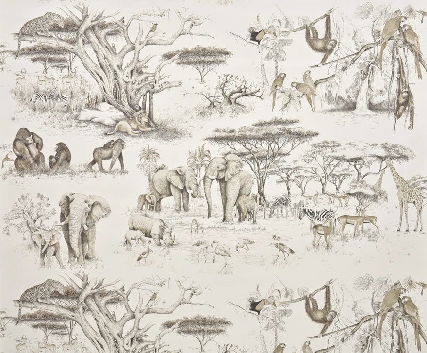 Masai Mara Wallpaper by Pierre Frey in Oasis (FP433002)