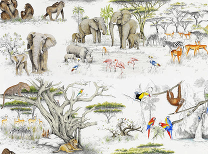 Masai Mara Wallpaper by Pierre Frey in Original (FP433001)
