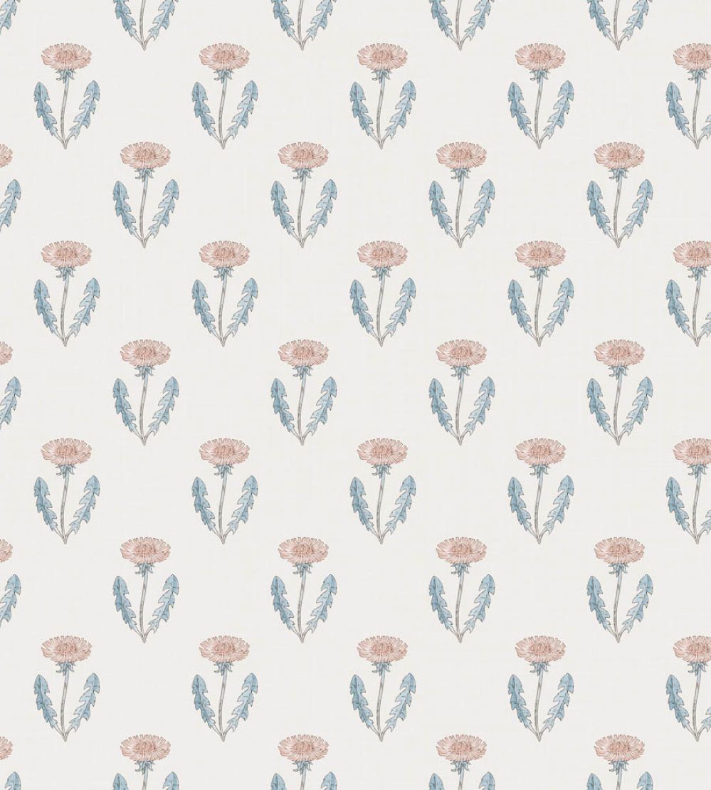 Maskrosen Wallpaper by Sandberg Pink