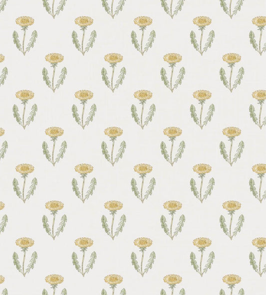 Maskrosen Wallpaper by Sandberg Spring Green
