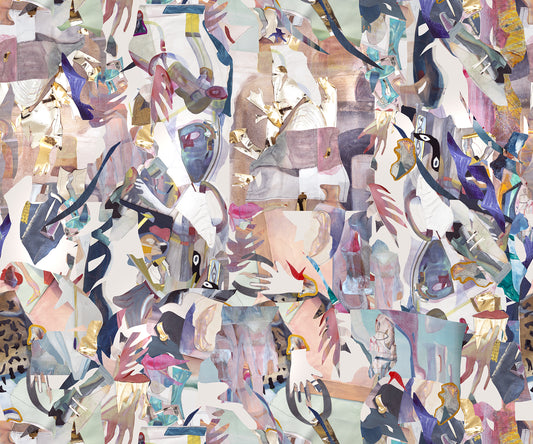 Mathilde Collage mural by Bien Fait