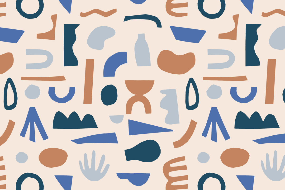 Matisse Blue wallpaper by Hovia