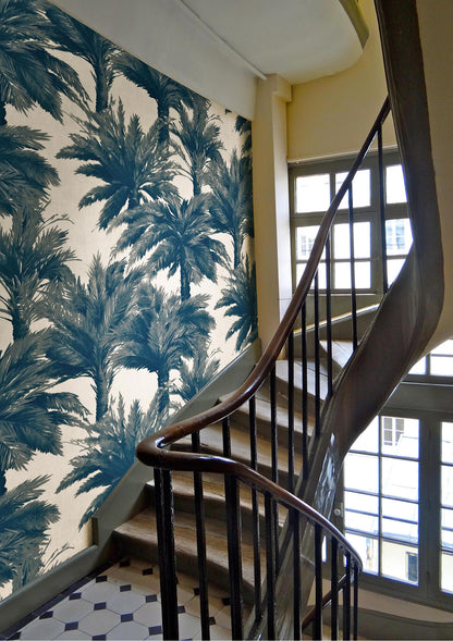 Mauritius Wallpaper by Pierre Frey shown in a room setting