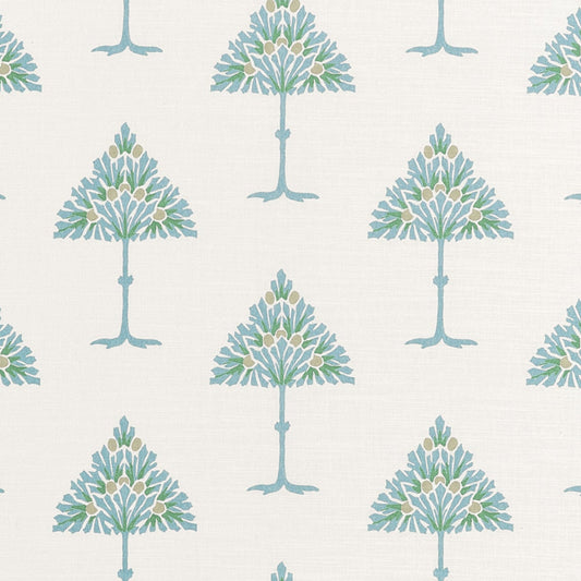 May Tree Fabric by Thibaut in Spa Blue (F914613)