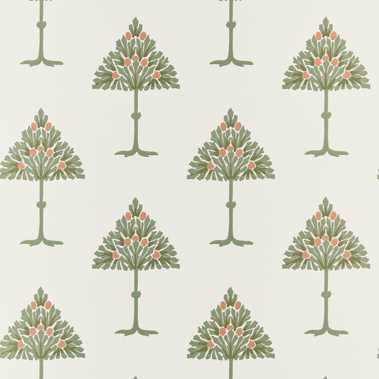 May Tree Wallpaper by Thibaut in Sage (T14614)