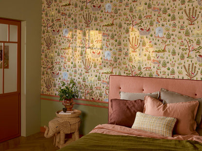 Maya Wallpaper by Pierre Frey shown in a room setting (view 1)
