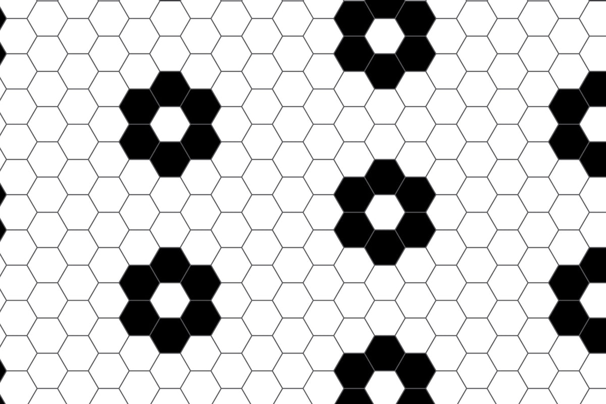 Mayfair Black & White wallpaper by Hovia