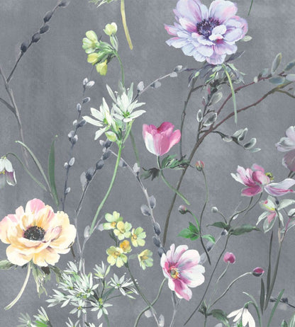 Maytime Wallpaper by Woodchip & Magnolia Dusky Grey