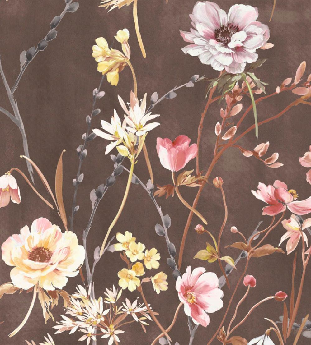 Maytime Wallpaper by Woodchip & Magnolia Vintage Brown