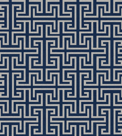 Maze Wallpaper by Coordonne Navy