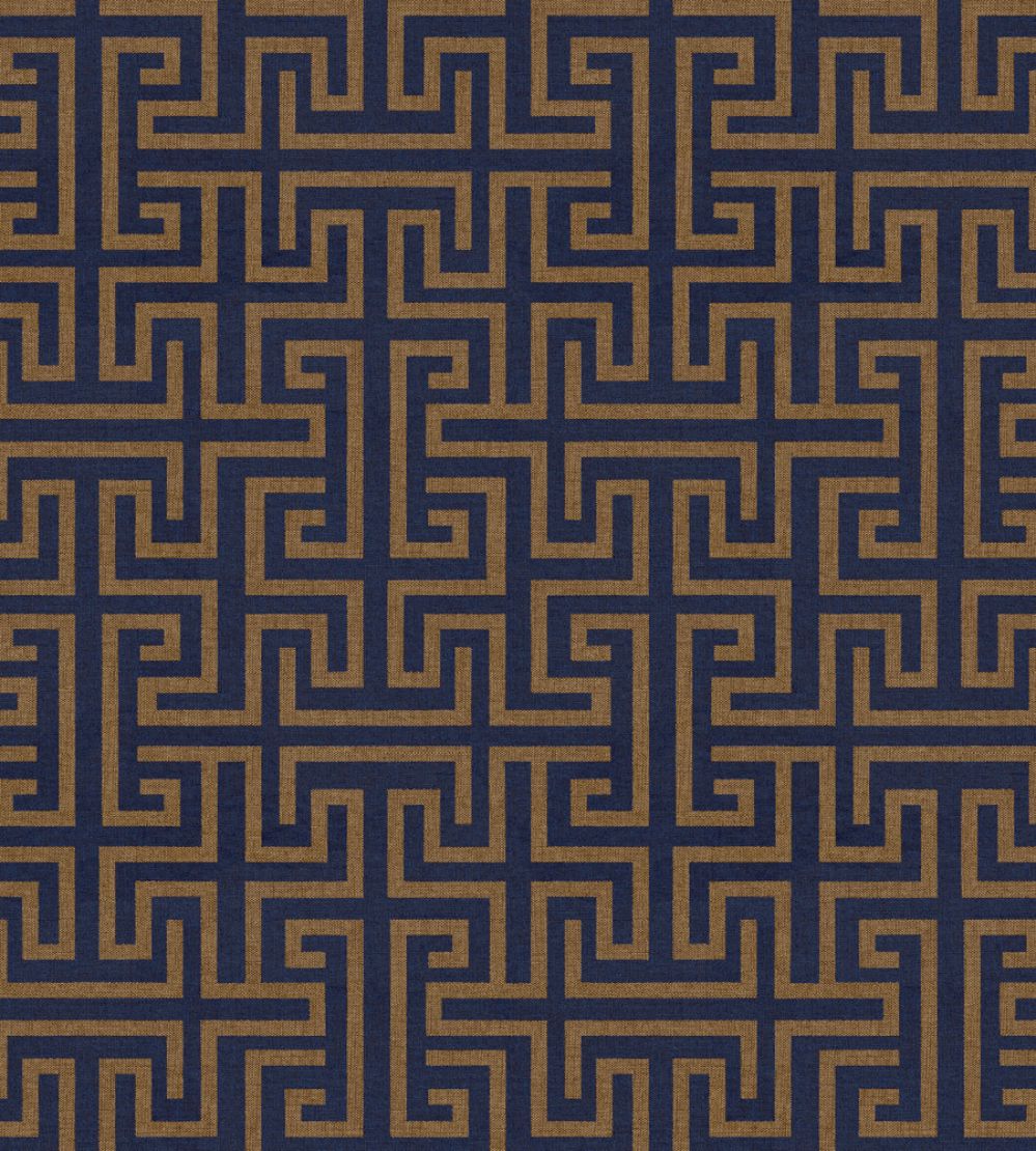 Maze Wallpaper by Coordonne Ultramarine