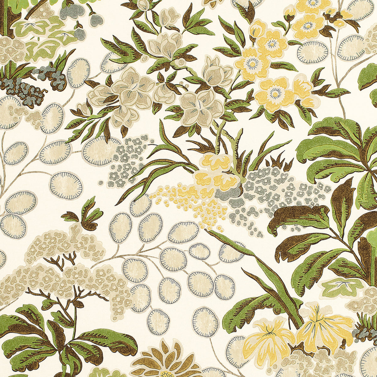 Meadow Fabric by Thibaut in Green (F942035)