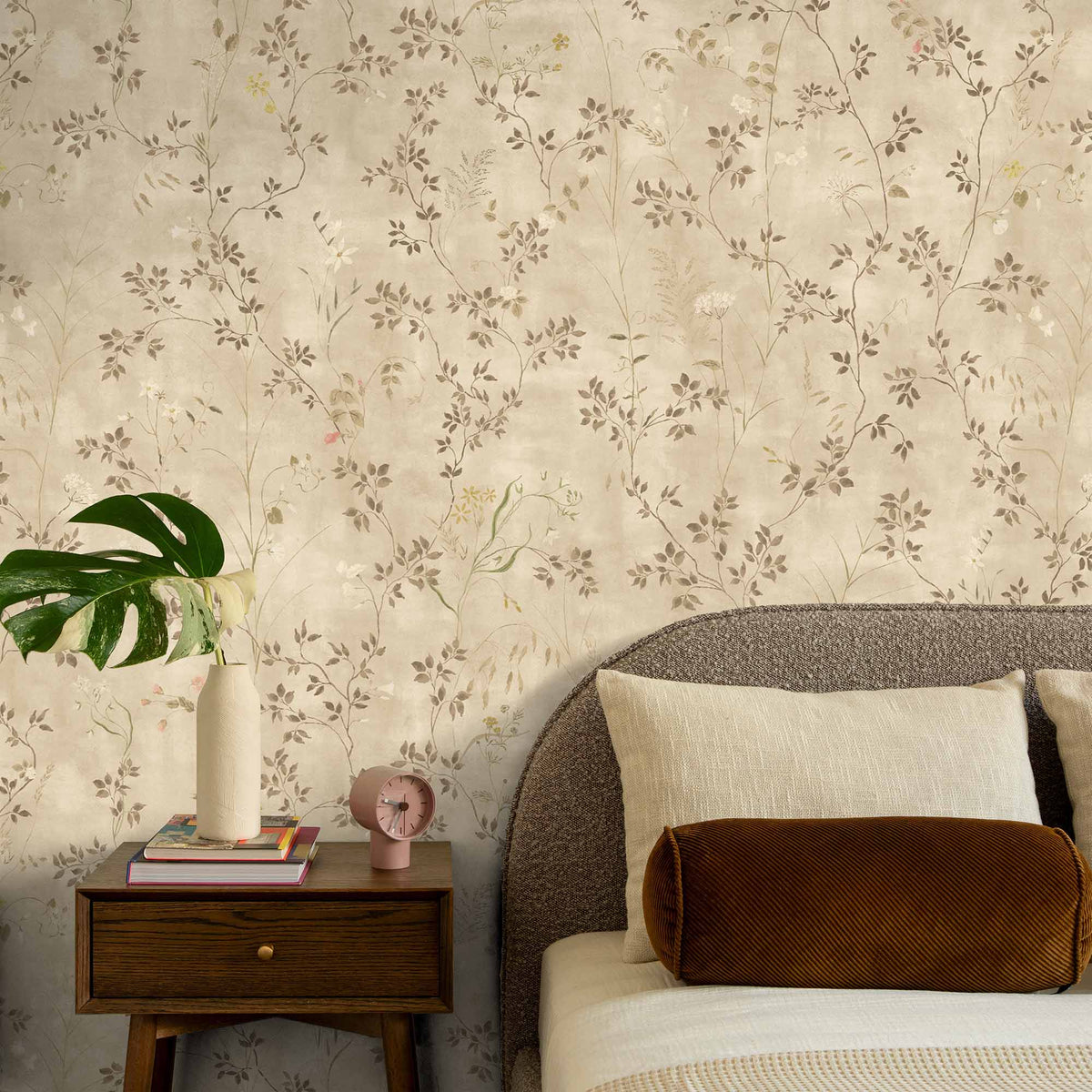 Meadow Whisper Hessian Wallpaper