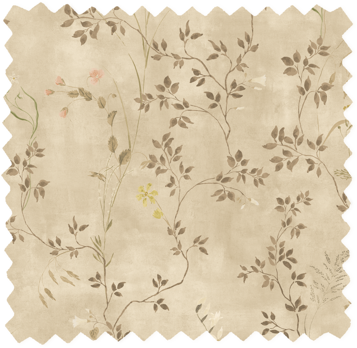 Meadow Whisper Hessian Linen Fabric