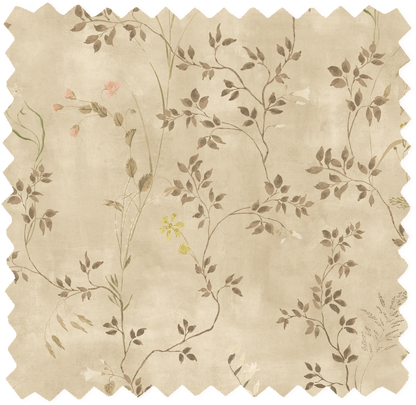 Meadow Whisper Hessian Linen Fabric