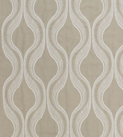 Meander Fabric by James Hare Natural
