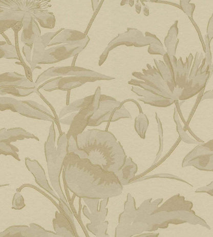 Meandering Floral Wallpaper by Eijffinger Beige/Sand/Gold