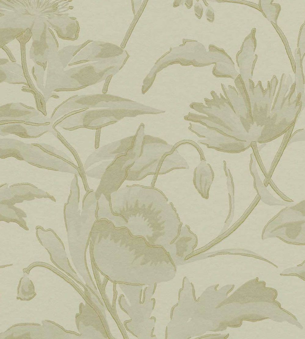 Meandering Floral Wallpaper by Eijffinger Green