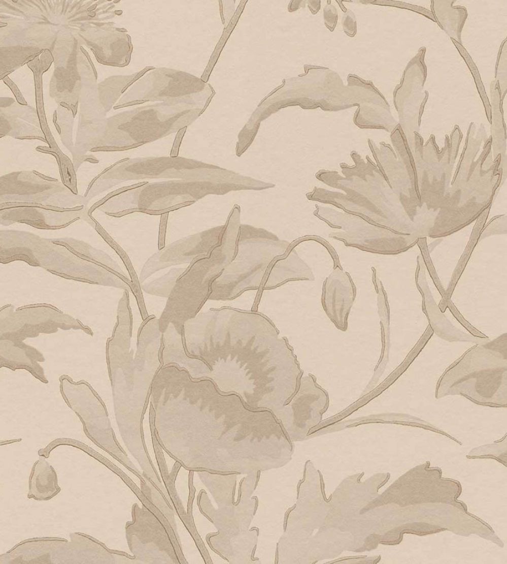 Meandering Floral Wallpaper by Eijffinger Pink