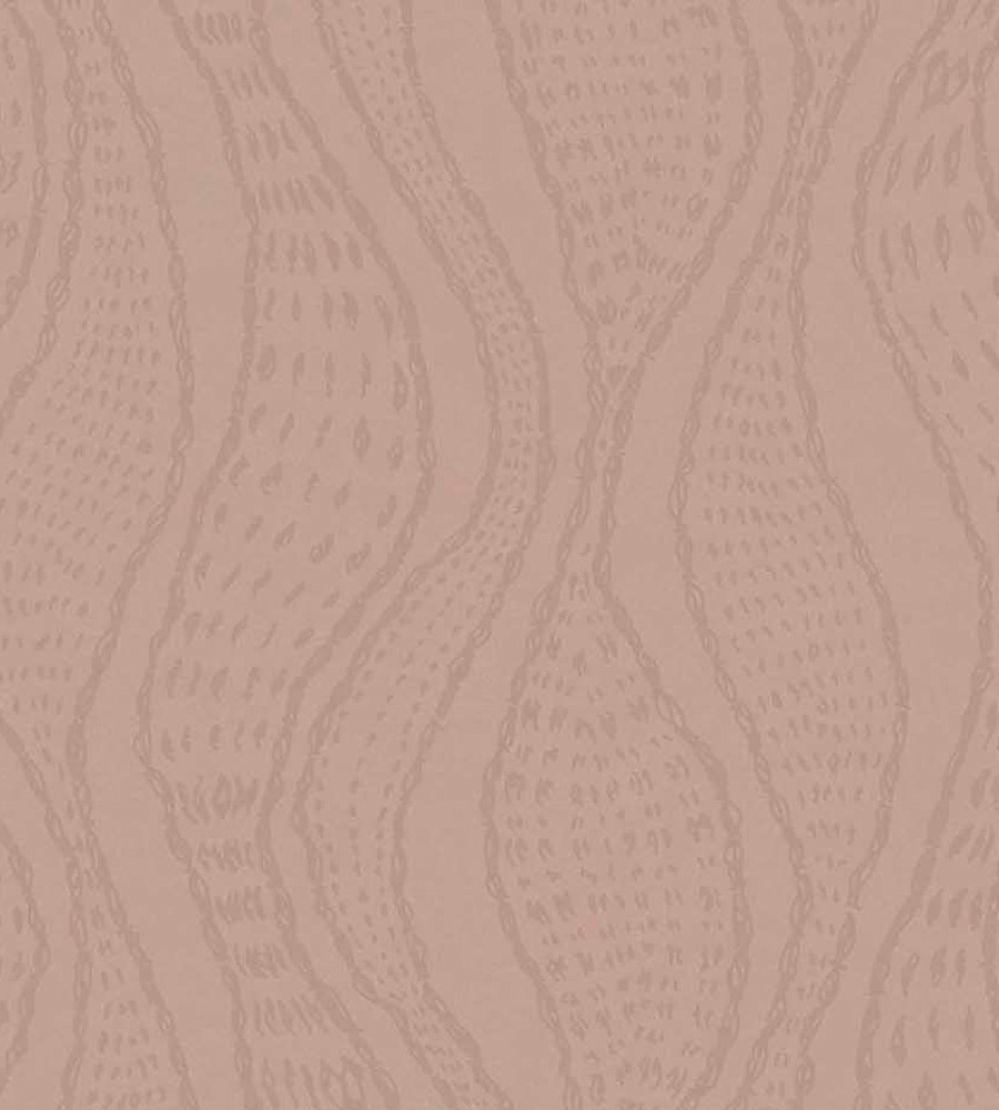 Meandering Lines Wallpaper by Eijffinger Orange/Terracotta