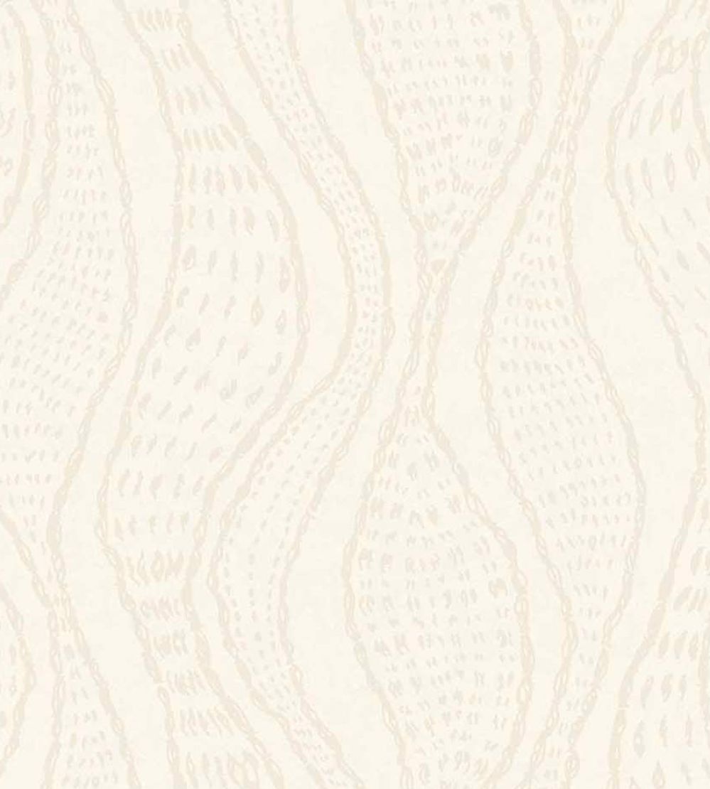 Meandering Lines Wallpaper by Eijffinger White/Cream