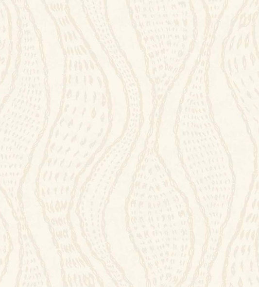 Meandering Lines Wallpaper by Eijffinger White/Cream
