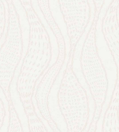 Meandering Lines Wallpaper by Eijffinger White