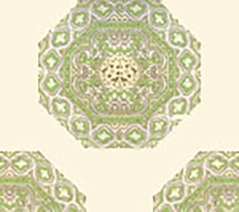 Medallion Fig Taupe wallpaper by Home Couture