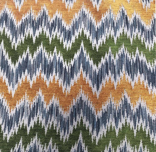 Medici Fabric by Marvic Textiles in Gold/Green