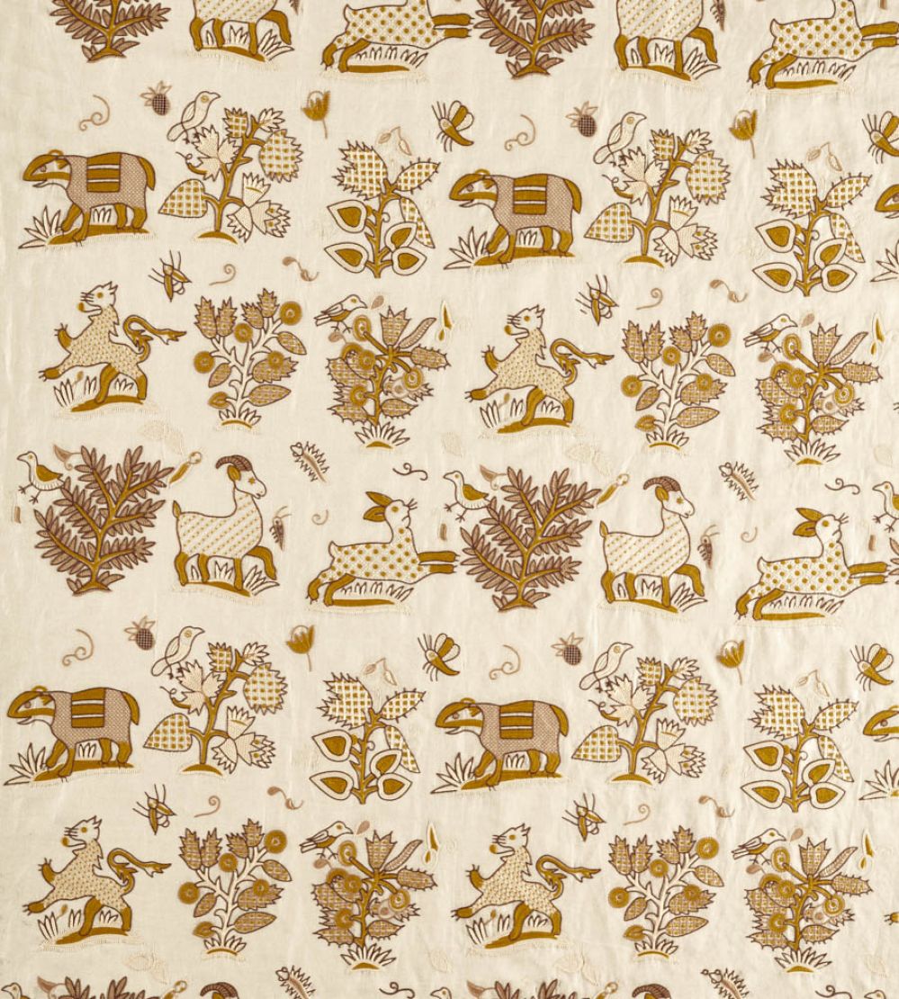 Medieval Embroidery Fabric by Sanderson Harvest