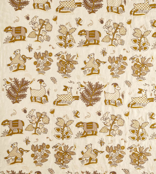 Medieval Embroidery Fabric by Sanderson Harvest