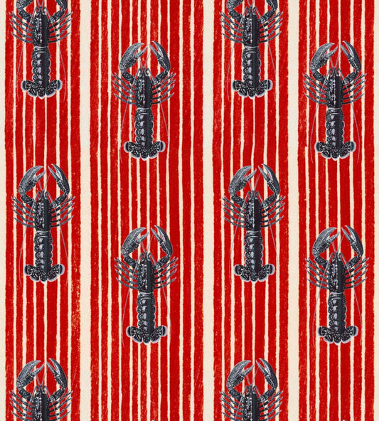 Mediterranean Lobsters Wallpaper by MINDTHEGAP Red