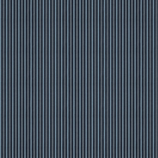 Meknes Stripe Midnight/Azure fabric by Penny Morrison