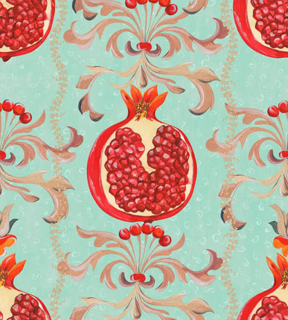 Melagranata Wallpaper by MINDTHEGAP Azzurro